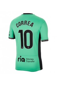 Atletico Madrid Angel Correa #10 Jalkapallovaatteet Kolmaspaita 2023-24 Lyhythihainen